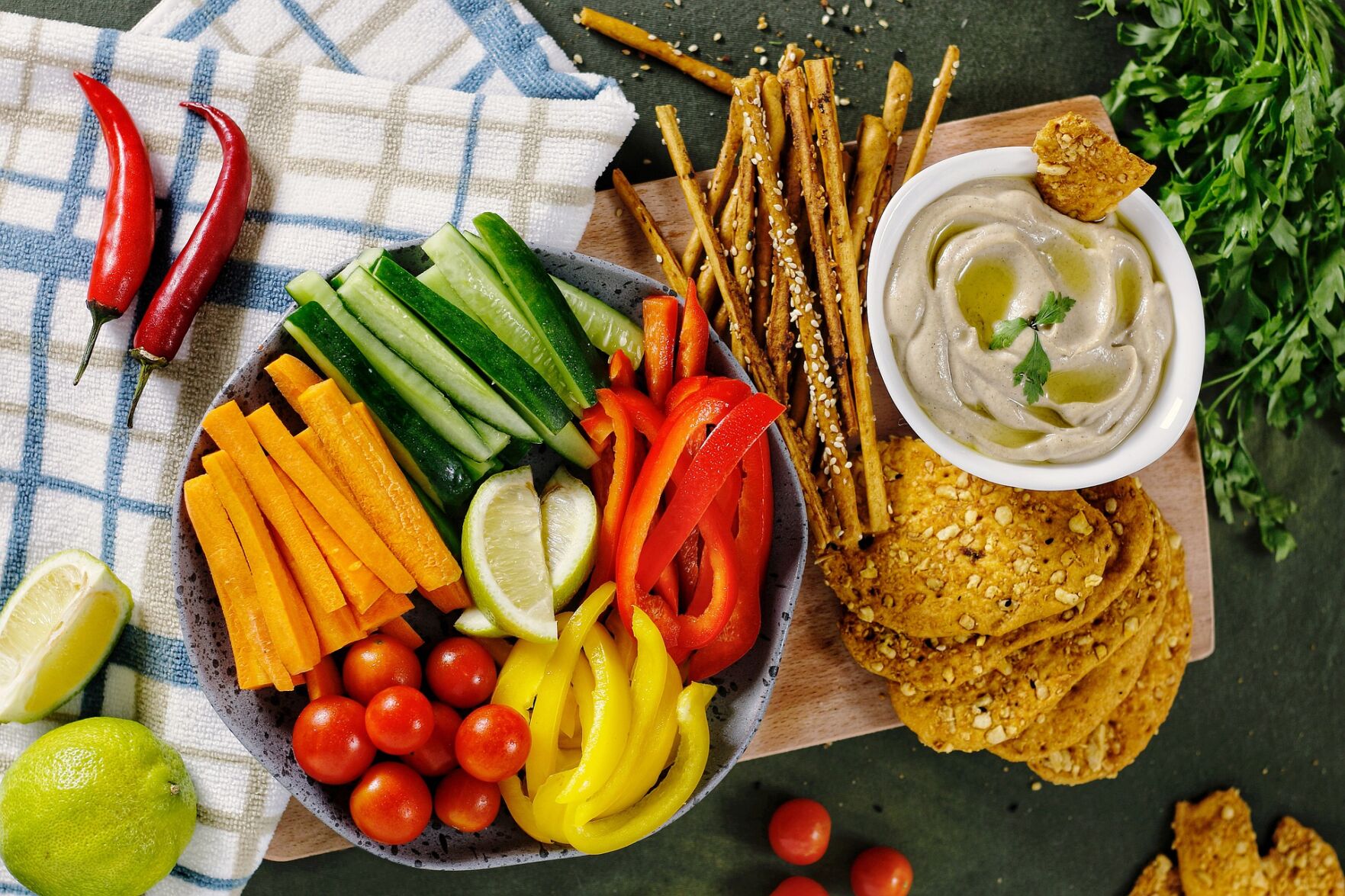 Start with veggies
